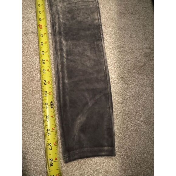 NWOT SPANX Velvet Leggings Women High Waist Ankle Dark Palm Green Stretch- Large - Picture 11 of 12